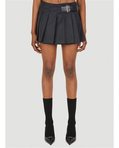 prada mini skirt diamond|prada skirts.